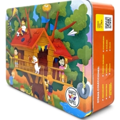 Puzzle En Lata Casa Del Arbol 500 Piezas