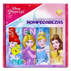 Rompecabezas Puzzle Princesas De Disney 35 Piezas Para Niños