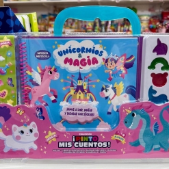 VALIJIITAS CON CUENTOS Y ACUARELAS UNICORNIOS Y MAGIA