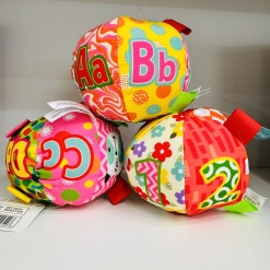 PELOTAS SONAJEROS DE TELA