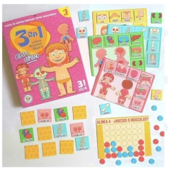 3 JUEGOS EN 1 EL CUERPO HUMANO