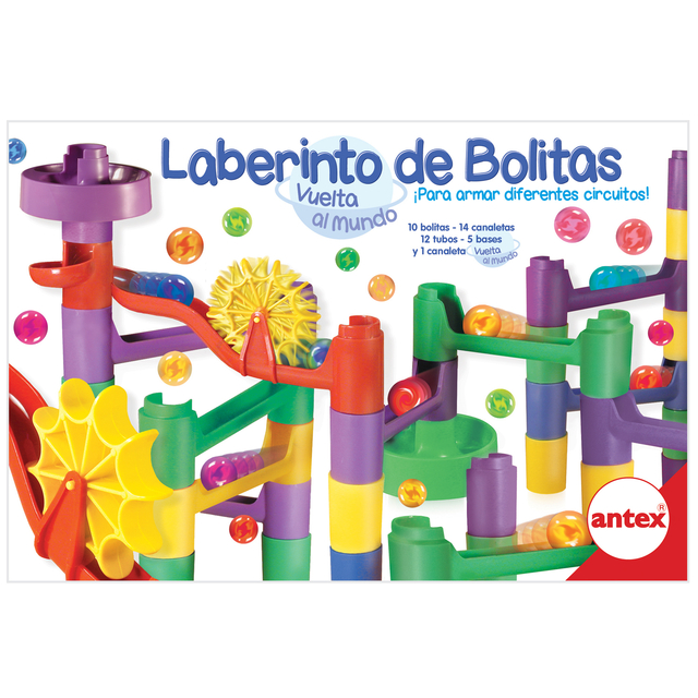 LABERINTO DE BOLITAS VUELTA AL MUNDO