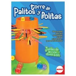 TORRE DE PALITOS Y BOLITAS