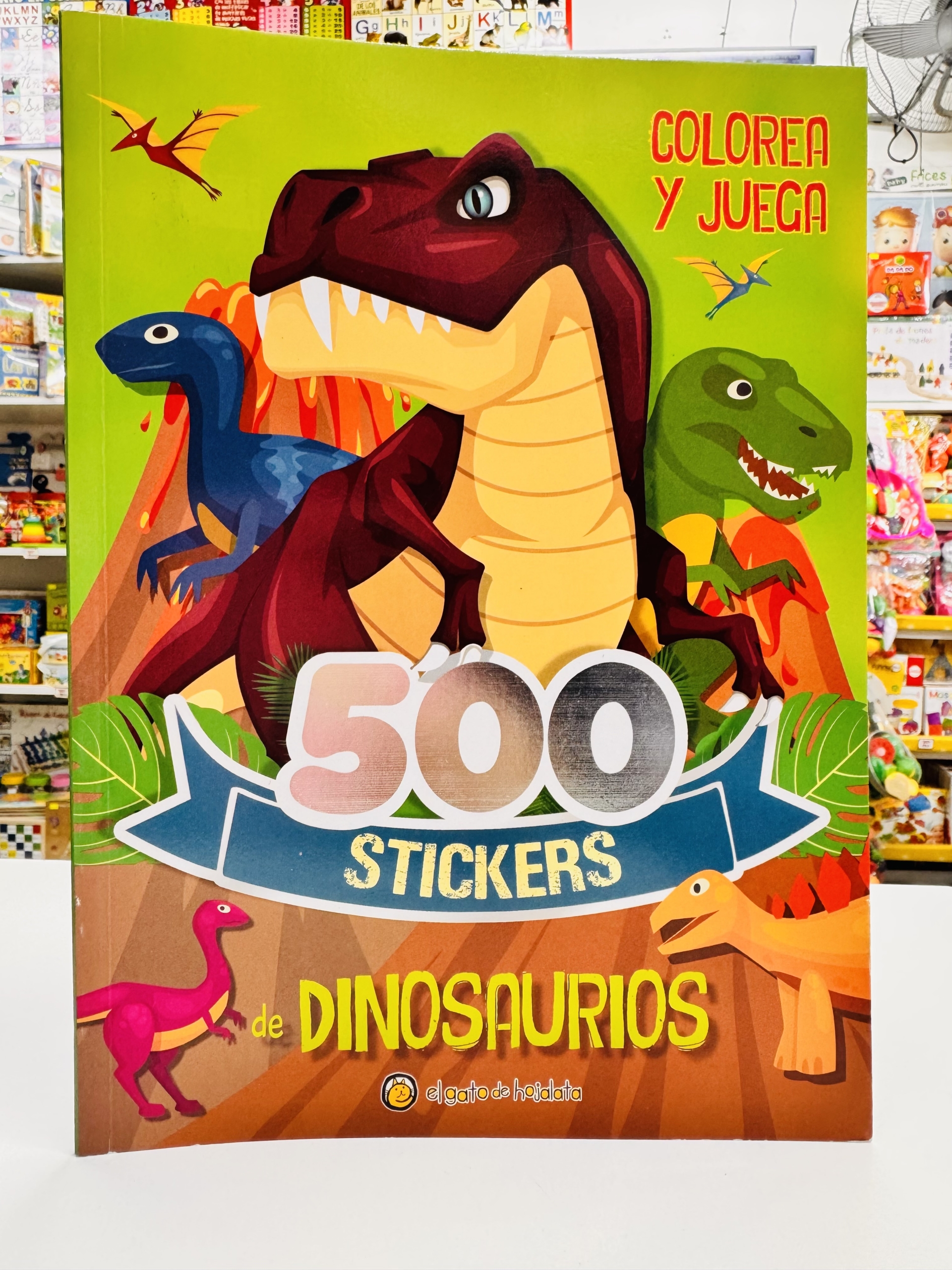 500 STICKERS DINOSAURIOS