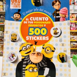 500 STICKERS MI VILLANO FAVORITO
