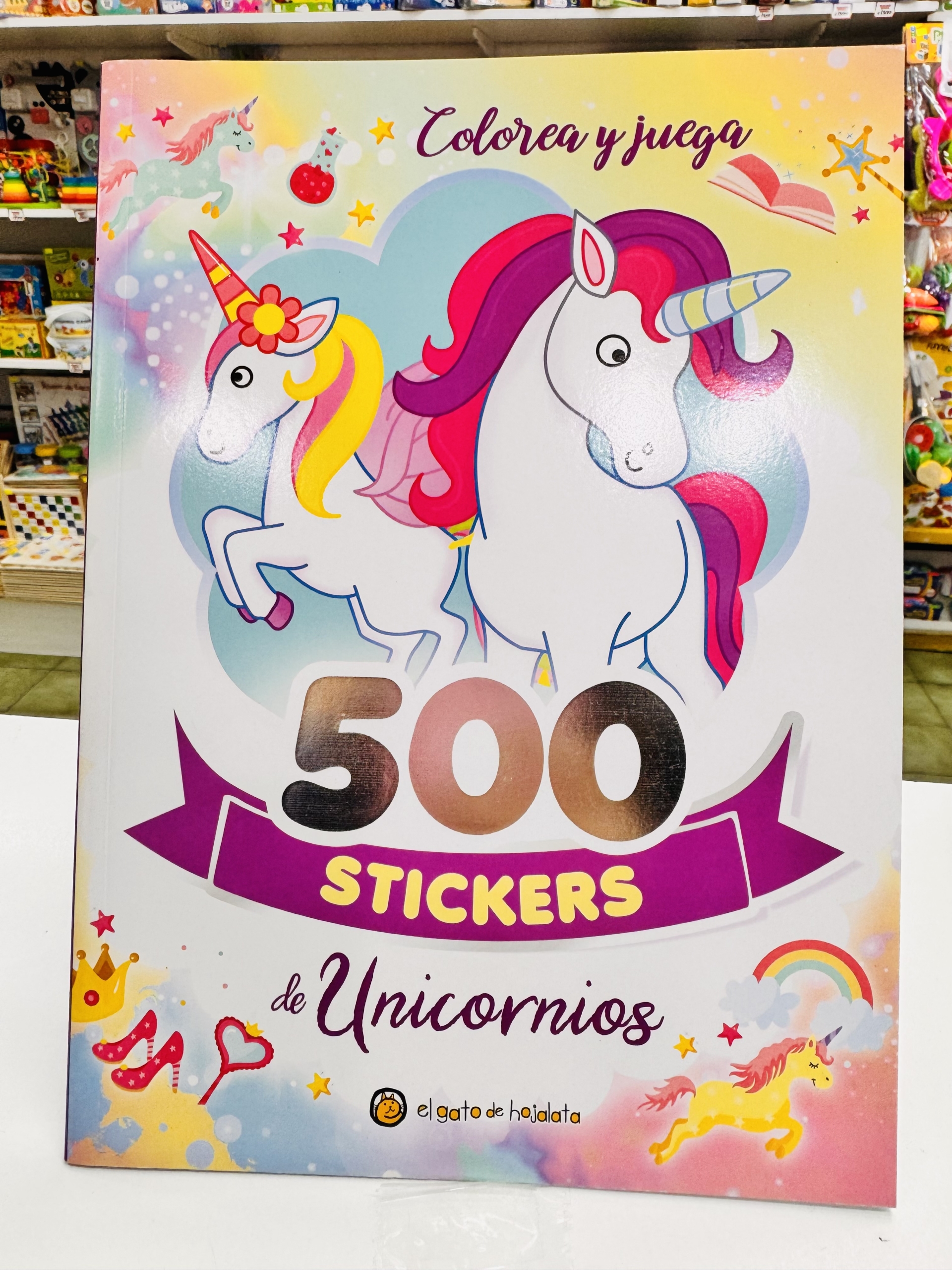 500 stickers unicornios