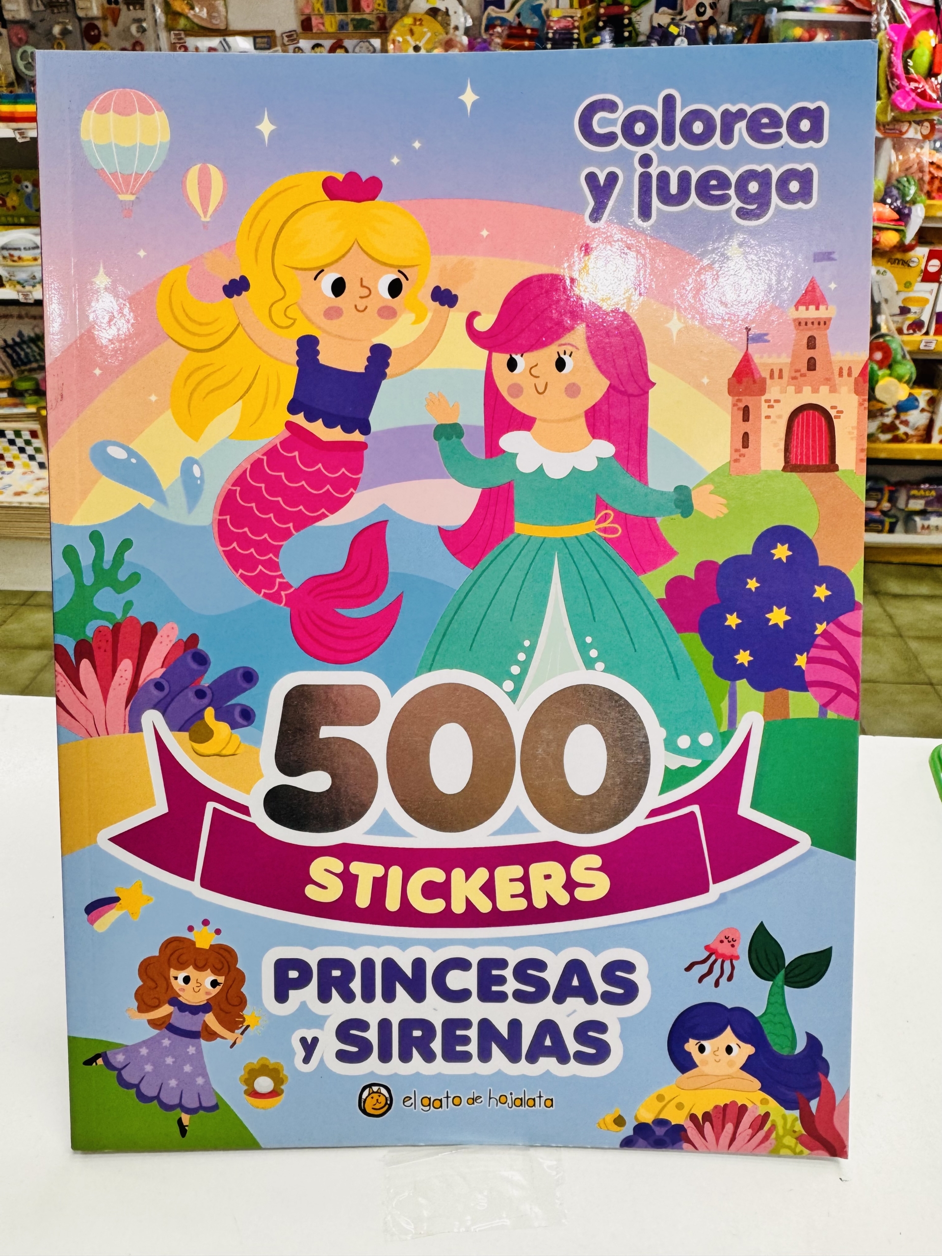 500 STICKERS DE PRINCESAS Y SIRENAS