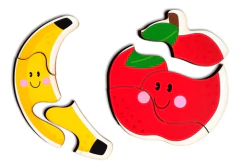 ROMPECABEZAS DE MADERA FRUTAS - Imagen 2