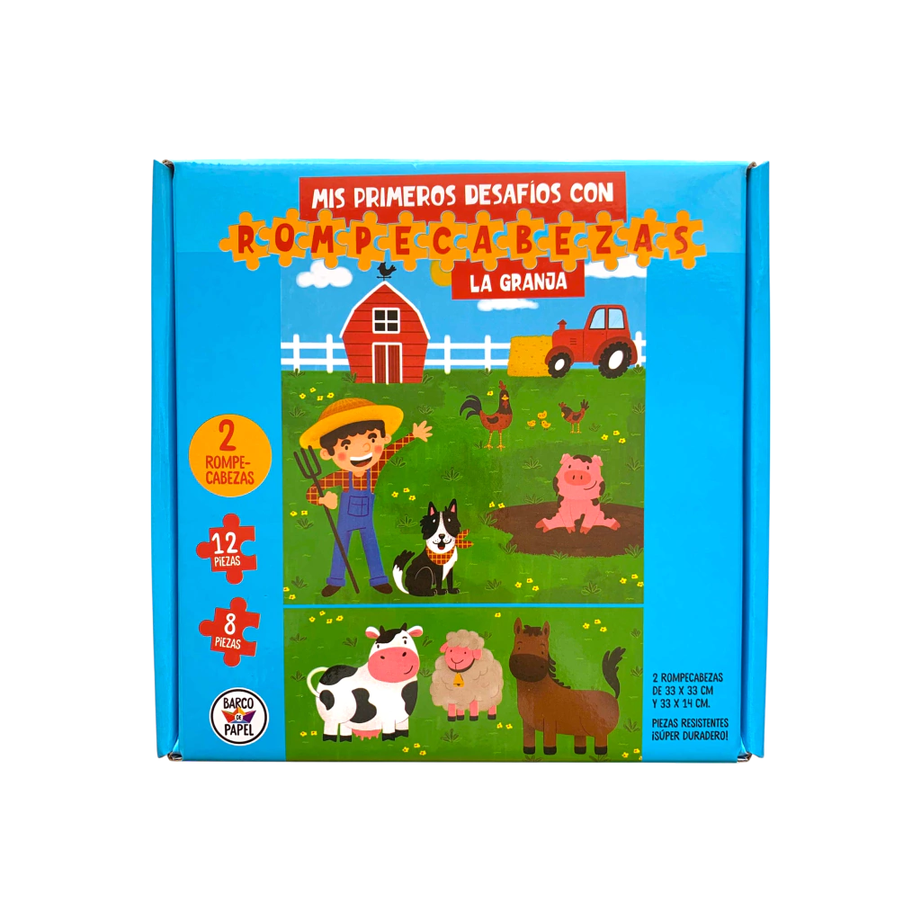MIS PRIMEROS DESAFIOS CON ROMPECABEZAS LA GRANJA