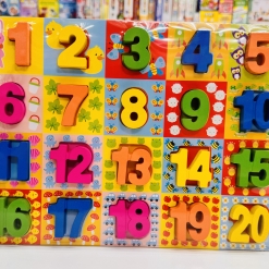 ENCASTRE NUMEROS DEL 1 AL 20