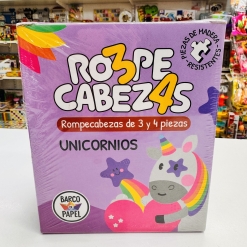 ROMPECABEZAS UNICORNIO X4