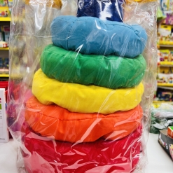 ENCASTRE CON AROS  DE TELA