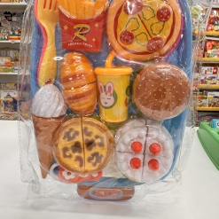 COMIDA CHATARRA EN BANDEJA CON ABROJO