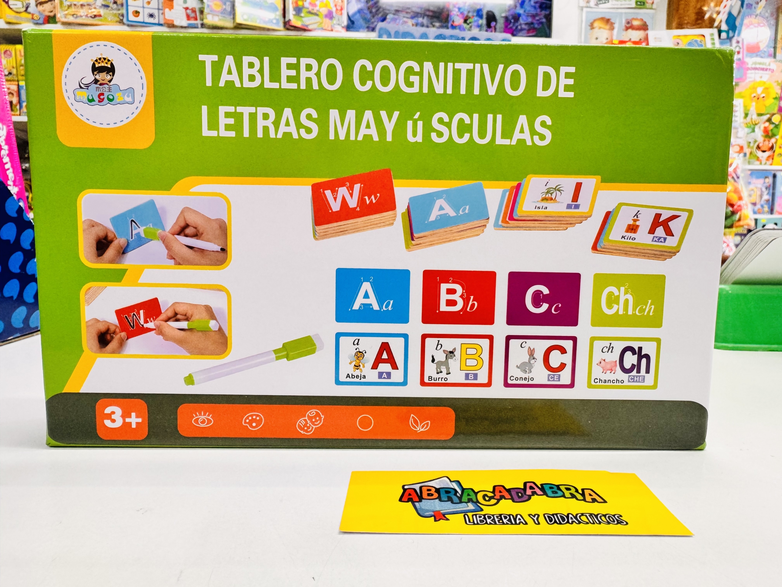 TABLERO COGNITIVO DE MAYUSCULAS Y MINUSCULAS