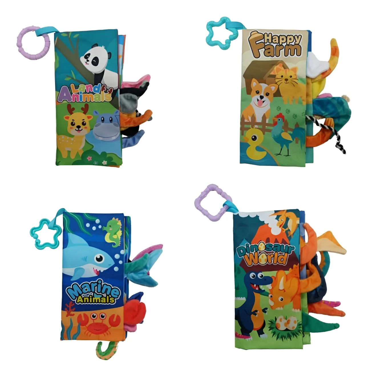 LIBRITO DE TELA CON SONAJERO