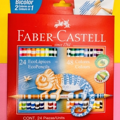 LAPICES FABER CASTELL X 24 BICOLOR