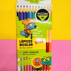 LAPICES BICOLOR PIZZINI X12