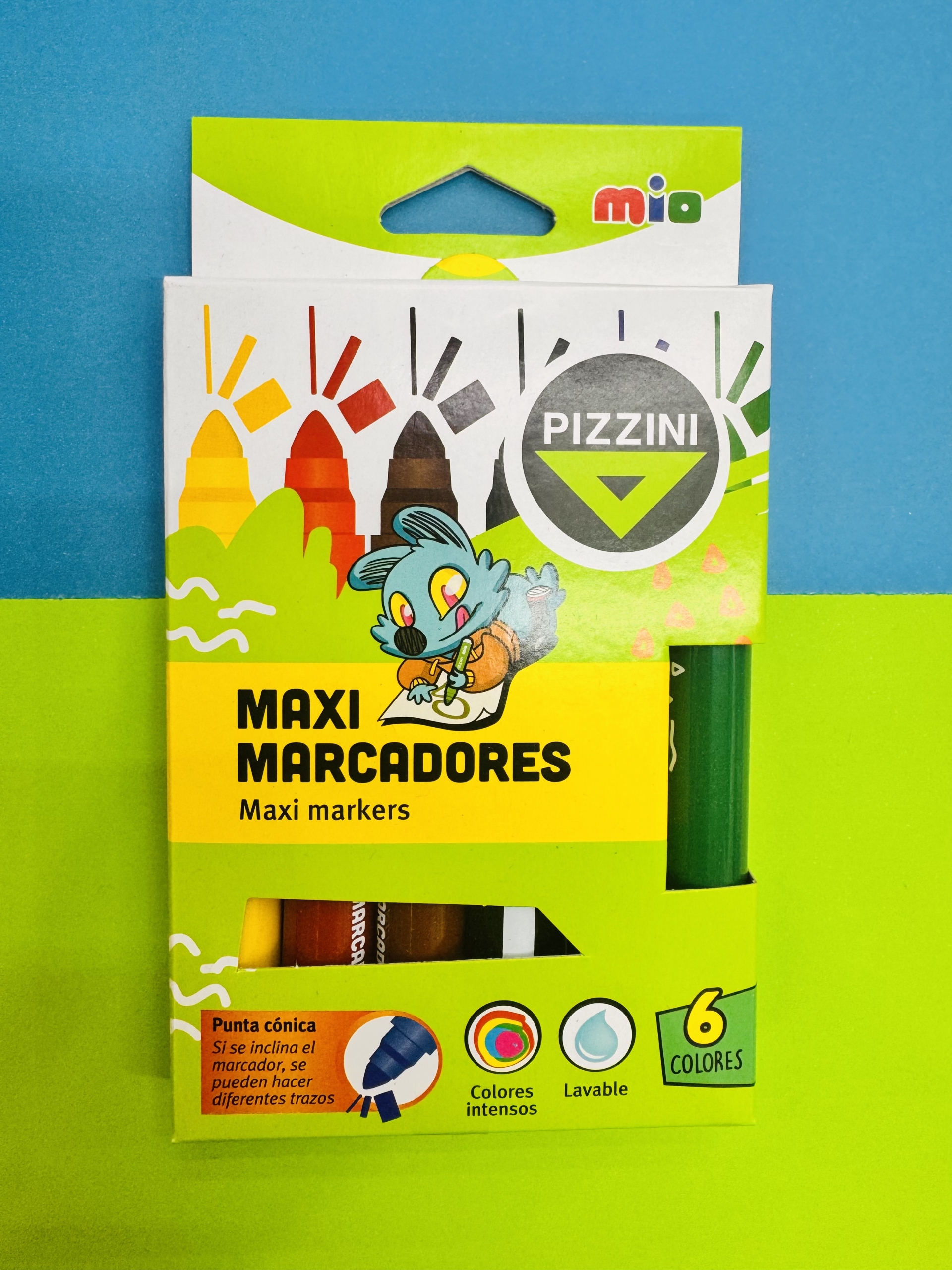 MAXI MARCADORES PIZZINI X 6