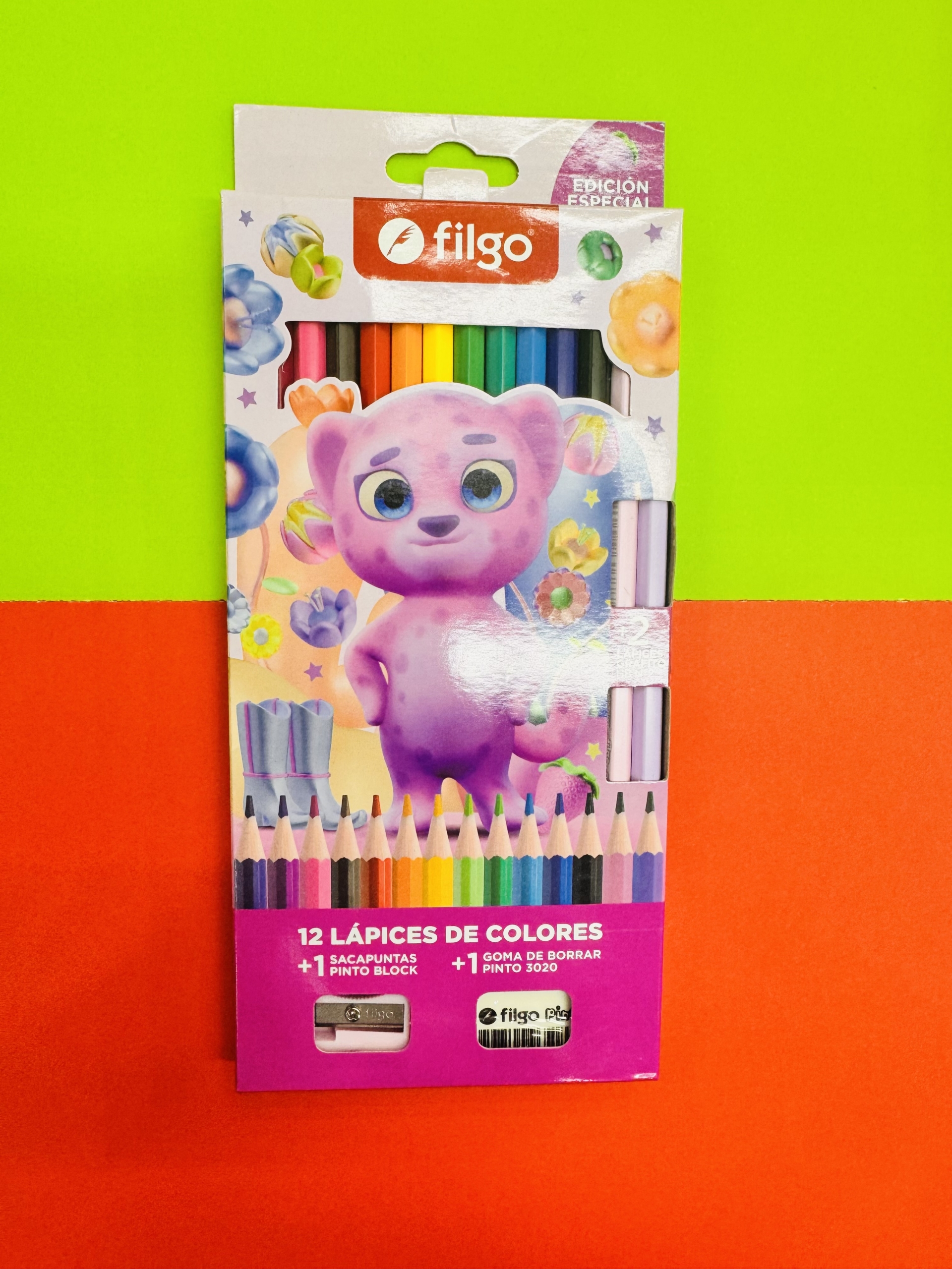 12 lapices de colores filgo