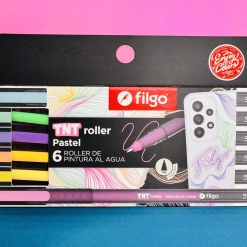 Boligrafos pastel x 6 al agua