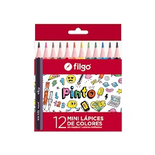 LAPICES DE COLORES X12 CORTO FILGO