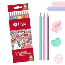 LAPICES FILGO X10 PASTEL