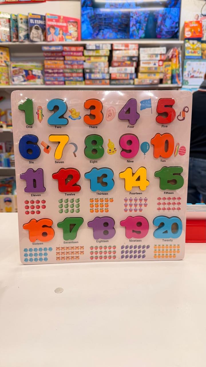 ENCASTRE NUMEROS CON CANTIDADES